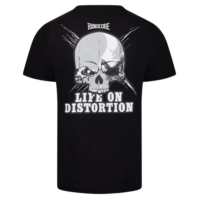 100% Hardcore X System Overload T-shirt LIFE ON DISTORTION | Noir