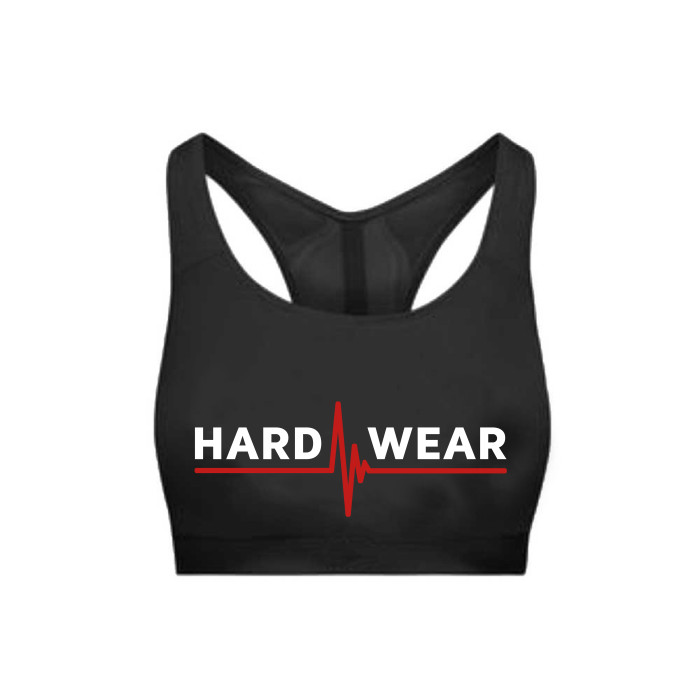 Hard-Wear haut de sport logo | noir