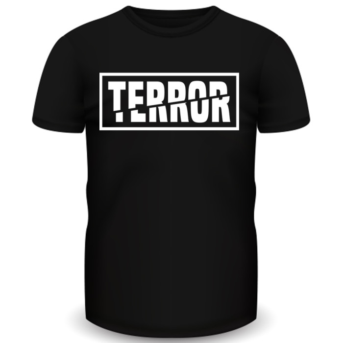 Terror T-shirt 3X | zwart 
