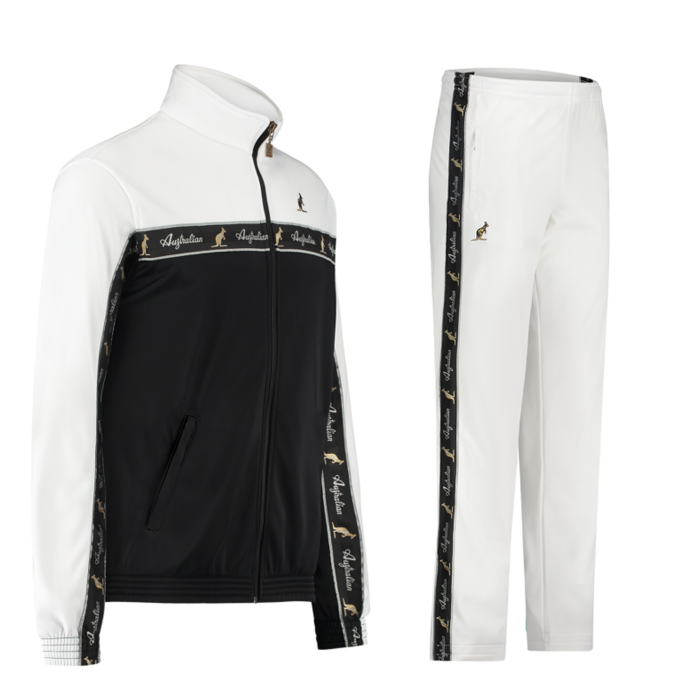 Survêtement Australian black piping 3.0 | noir - blanc 2