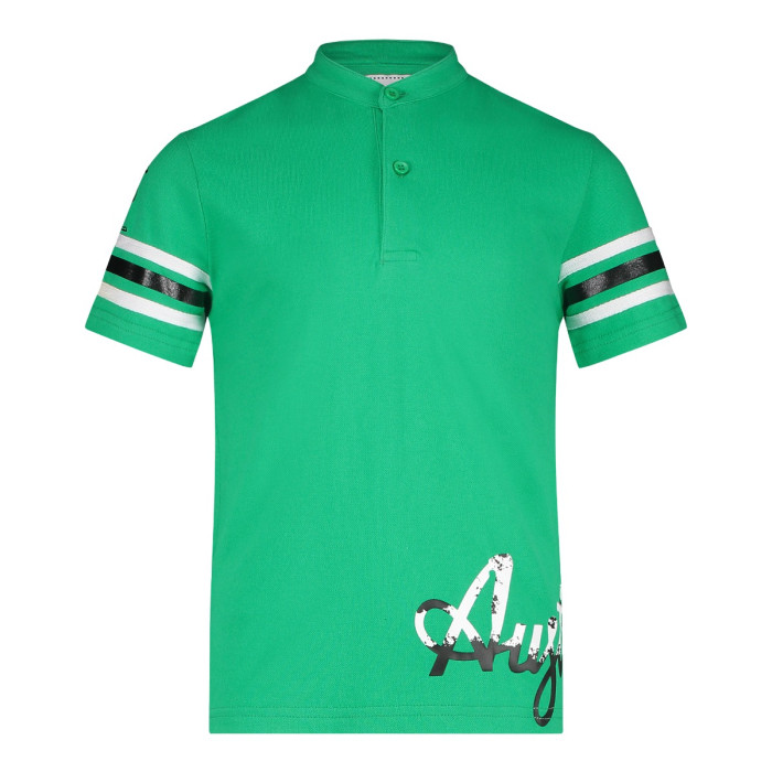 Polo australien pour enfants avec logo en forme de hanche | vert