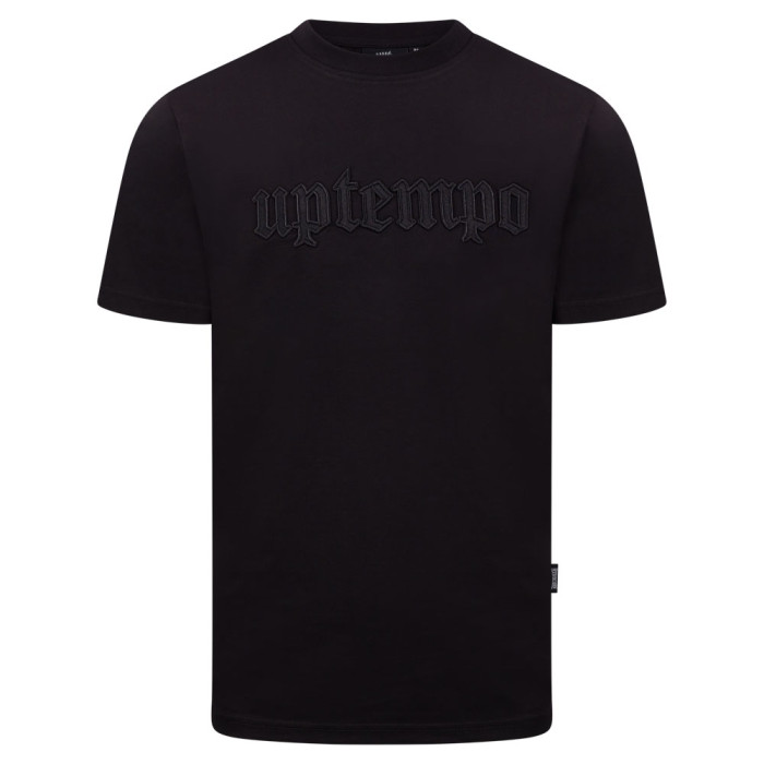 Uptempo t-shirt Old English | solid black