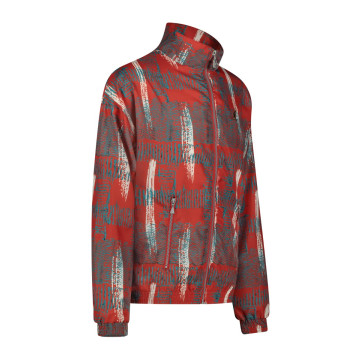 Veste australienne Storia full print | rouge blanc 