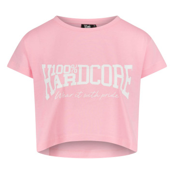 100% Hardcore croptop Essential bébé rose