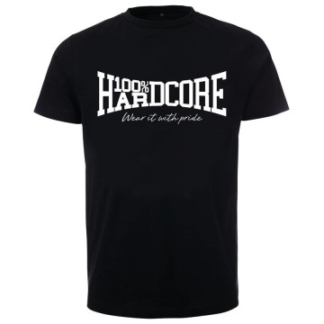 100% Hardcore T-shirt WEAR IT WITH PRIDE | noir