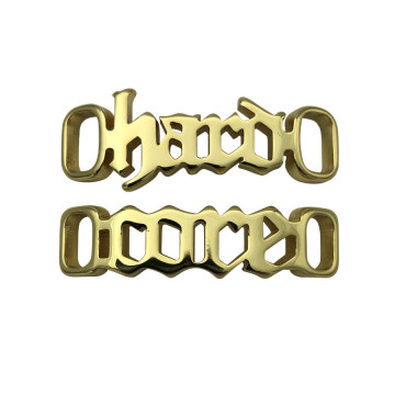 100% Hardcore lacelocks pour chaussures Hard-Core gold [lot de 2]