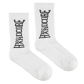 100% Hardcore Chaussettes THE BRAND | blanc