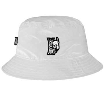 100% Hardcore Bucket Hat RAGE | blanc