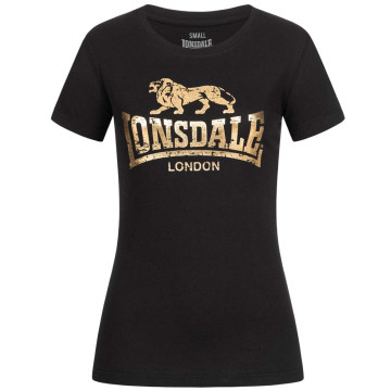 Lonsdale dames T-shirt Bantry | zwart