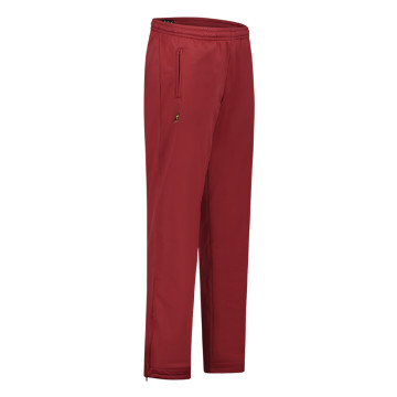 Pantalon australien uni avec 2 fermetures éclair | rouge bordeaux