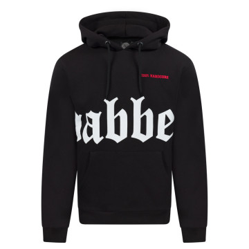 100% Hardcore gabber hoodie | noir