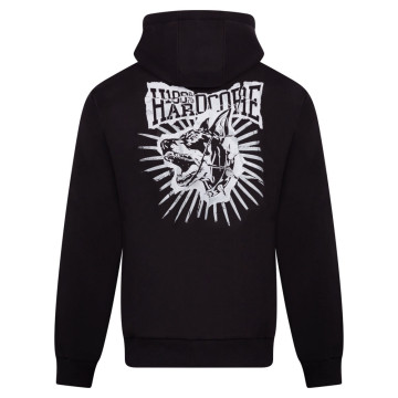 100% Hardcore hoodie Broken | zwart