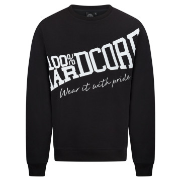 100% Hardcore Crewneck Tilted ESSENTIAL | Noir