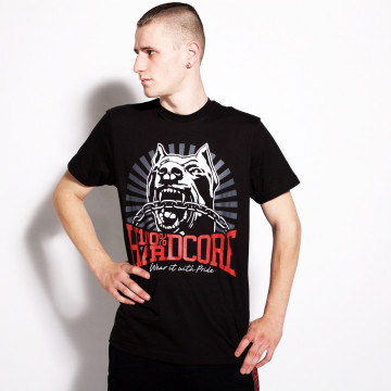 100% Hardcore T-shirt *DOG-1* | noir
