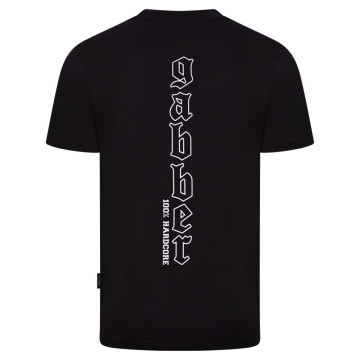 100% Hardcore T-shirt avec imprimé Gabber | noir