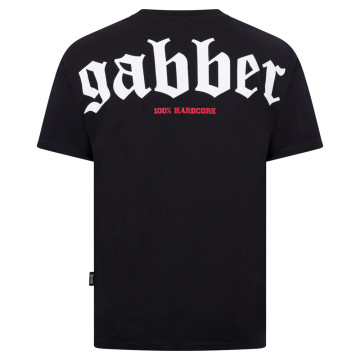 100% Hardcore gabber t-shirt | noir