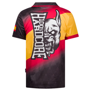 100% Hardcore Maillot de football de l'Espagne | Noir