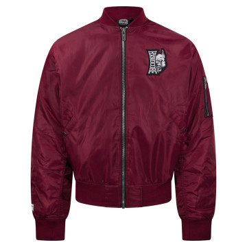 100% Hardcore Veste Bomber Verticale | Rouge