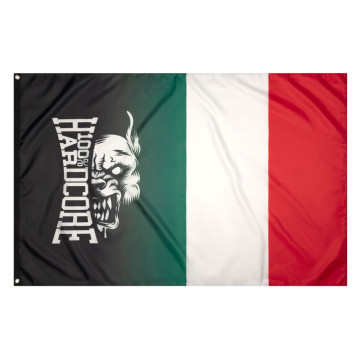 100% Hardcore drapeau RAGE | Italie