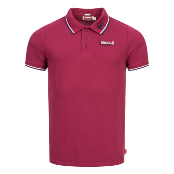 Lonsdale polo LION GOTS | bordeaux rood