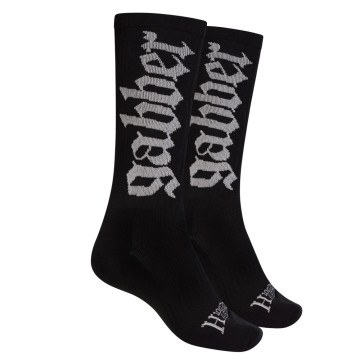100% Hardcore chaussettes GABBER | Noir et blanc