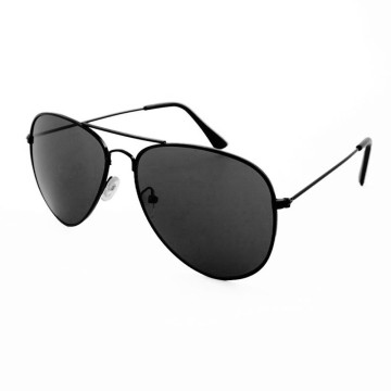 Loud and Clear lunettes pilote métal noir | verres teintés noirs