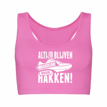 Altijd blijven Hakken Sport top fluor pink