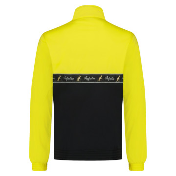Australian duo half zip jasje met zwarte bies | geel