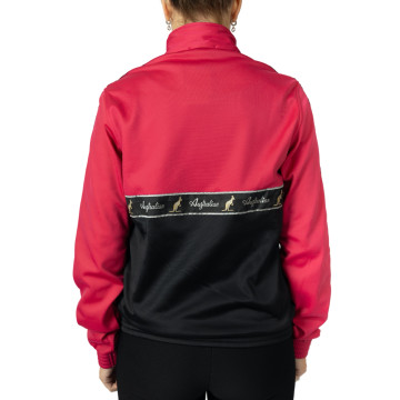 Australian duo half zip jasje met zwarte bies | roze