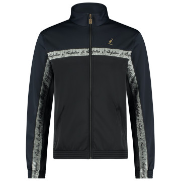 Veste Duo Australienne avec Piping Argenté 3.0 | Noir - Marine