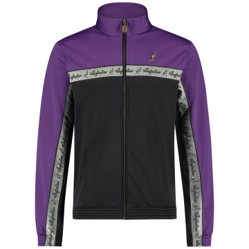 Veste Australian Duo avec Piping Argenté 3.0 | Noir - Violet