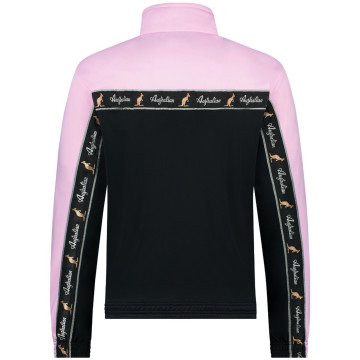 Veste Duo Australian avec passepoil noir 3.0 | noir - rose pastel