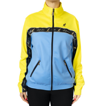 Australian duo jack zwarte borstbies 2.0 | sky blue - geel