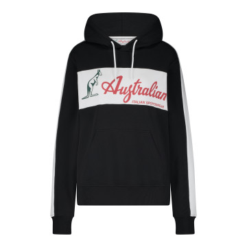 Australian Sportswear hoodie Elio | zwart