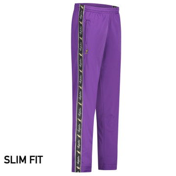 Pantalon Australian slim fit avec 2 fermetures éclair et passepoil noir 3.0 | Purple