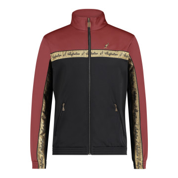 Australian duo jacket gold breasted 2.0 | black - bordeaux red