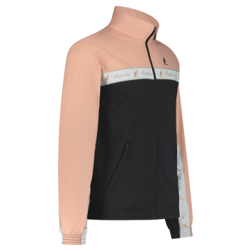 Veste australienne duo blanc 3.0 | noir - Abricot