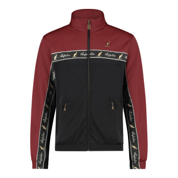 Australian duo jacket black breasted 2.0 | noir - rouge bordeaux 