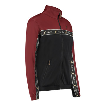 Australian duo jacket black breasted 2.0 | noir - rouge bordeaux 