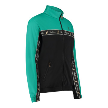 Veste duo australienne 2.0 | noir - turquoise