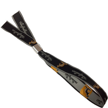 sangle de festival australienne | logo ☓ passepoil noir 