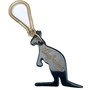 Porte-clefs australien | effet marbre ☓ bleu foncé