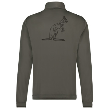 Veste slim Australian passepoilée noire + grand logo | Iron