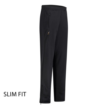 Pantalon Australian uni slim fit avec 2 fermetures éclair | noir