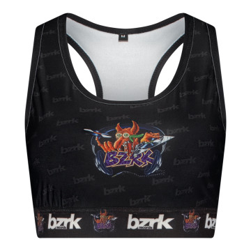 Bzrk Records sporttop | zwart