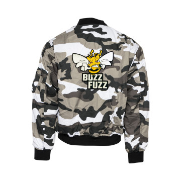 Buzz Fuzz (EXCLUSIF) bomberjack logo brodé | camouflage 