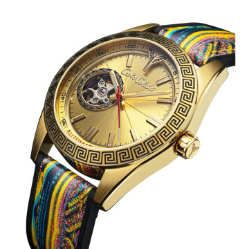 Carlo Colucci montre en acier inoxydable avec bracelet en silicone | CC303-2