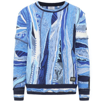 Carlo Colucci pull torsadé de luxe C12506.151