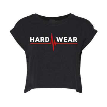 Hard-Wear croptop logo | noir