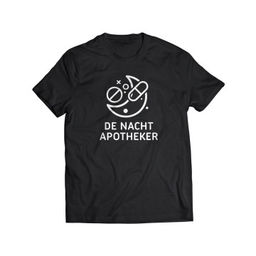 Hard-Wear T-shirt De Nacht Apotheker ⊘☽ | noir